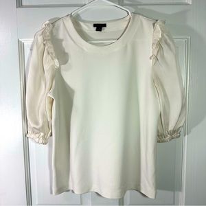 Anne Taylor white color blouse